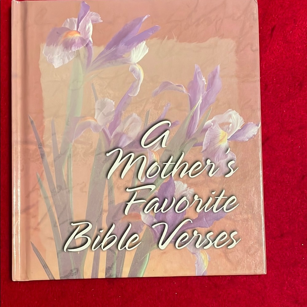 Barbour A Mother's Favorite Bible Verses Coffee Table Book - Peach and Lavender